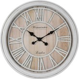 Hodiny nástěnné RETRO 50,5 cm bílá