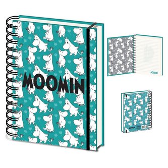 Blok A5 kroužkový Moomins