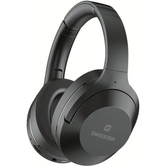 Swissten Hurricane Bluetooth náhlavní sluchátka černá