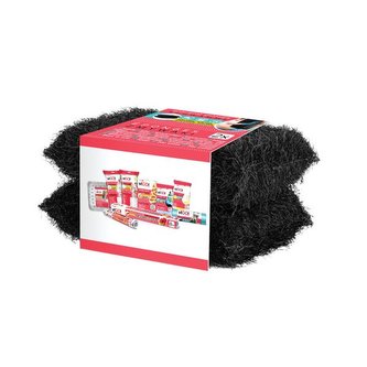 VIGO! HOUBIČKY ČERNÉ 2 KS, 11X7,5X3 CM