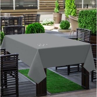 Venkovní ubrus GARDEN šedá, 140x200 cm Mybesthome