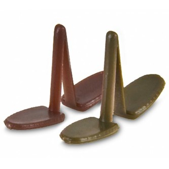 Zarážky Pellet V-Stops hnědá, vel.S, 67ks/bal