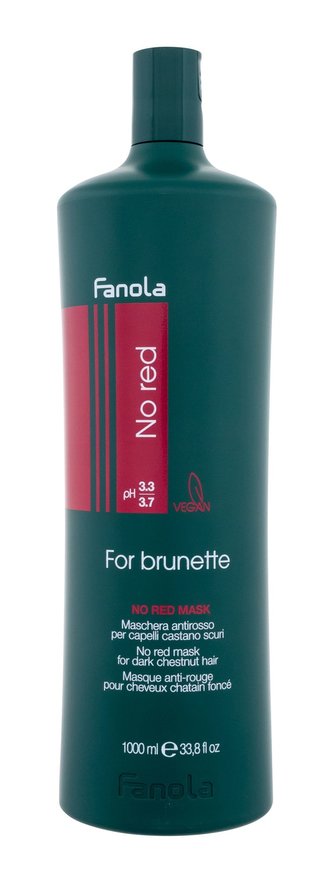Fanola No Red Maska na vlasy Mask 1000 ml For Brunette pro ženy