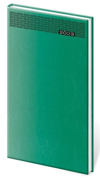 Diář 2023 Gommato - tyrkysová, týdenní, kapesní