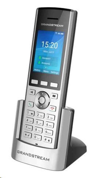 Grandstream WP820 [Wi-Fi IP telefon, 2 linky, 2 SIP účty, 2.4" TFT 240x320, bluetooth, 3.5mm jack, OS Android]