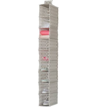 Organizér závěsný MADISON 9 polic 128x30x15 cm