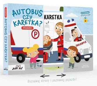 Rozsuwanki-niespodzianki Autobus czy karetka? Pojazdy