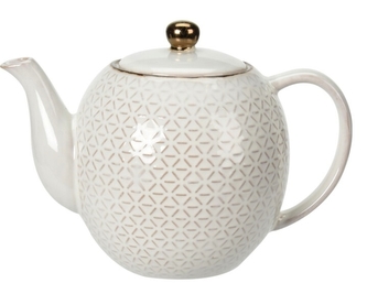 Porcelánová konvička bílá 1100 ml, A