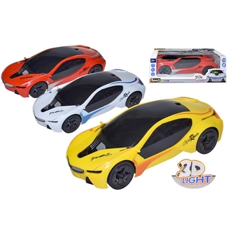 Racing svítící auto na baterie