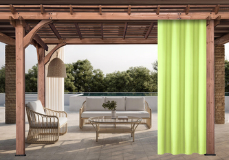 Venkovní zahradní závěs s tunýlkem JAMAICA pistaciová 155x240 cm, (cena za 1 kus) MyBestHome