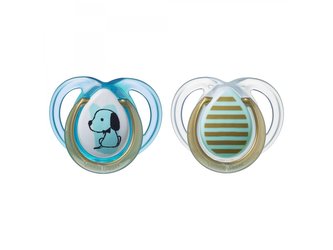 Šidítko C2N silikon Moda 2ks 0-6m Boy