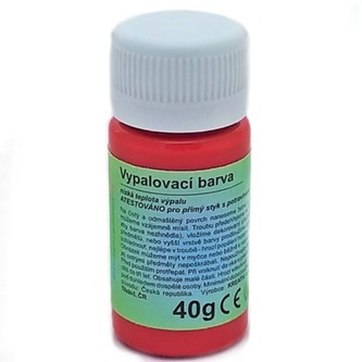 Vypalovací barva 40g, šedá