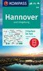 KOMPASS Wanderkarte 848 Hannover und Umgebung 1:50000 (2 Karten im Set)