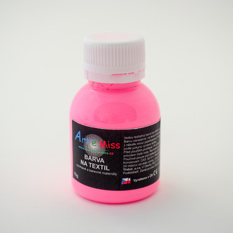 ARTEMISS Barva na tmavý textil - neon (září pod UV světlem) 70g, neon modrá