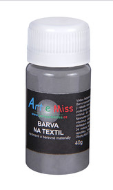 ARTEMISS Barva na tmavý textil 40g, stříbrná