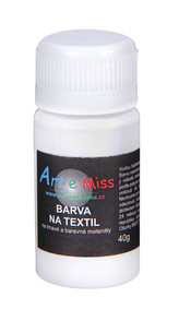 ARTEMISS Barva na tmavý textil 40g, bílá