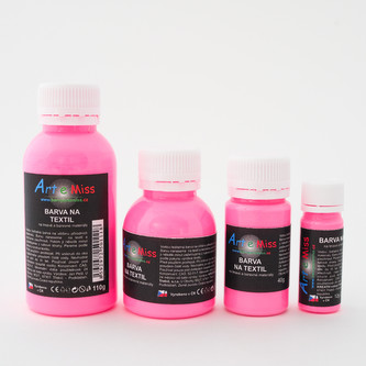 ARTEMISS Barva na tmavý textil - neon (září pod UV světlem) 1000g, neon žlutá