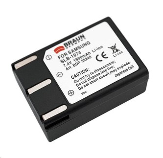 Braun akumulátor SAMSUNG SLB-1974, 1900mAh