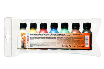 ARTEMISS Sada univerzálních perleťových barev 7x25g
