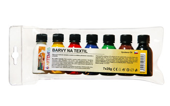 ARTEMISS Sada barev na textil 7x25g