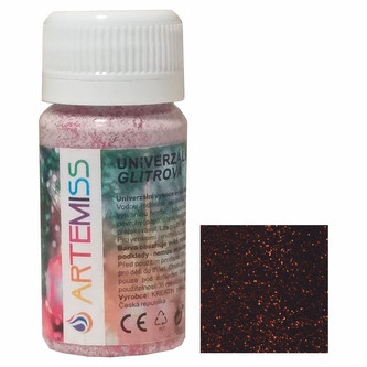 ARTEMISS Glitrová univerzální barva 40g, hnědá