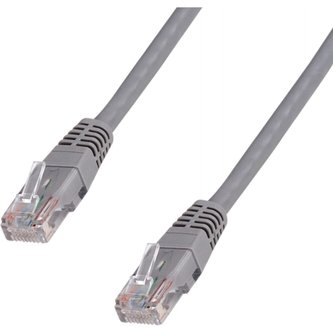 DATACOM Patchkabel 5m UTP Cat5e RJ45 šedý