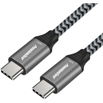 PremiumCord kabel USB-C/USB-C M/M 60W 1 m