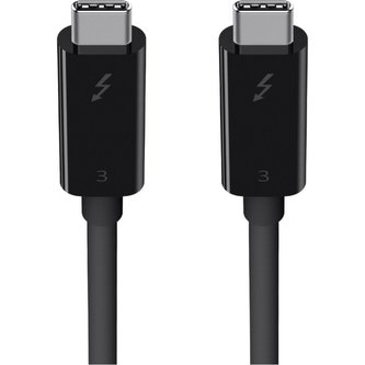 Belkin ThunderBolt 3 (USB-C/USB-C) datový a napájecí kabel, 100W, 2m