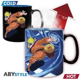 Naruto Keramický hrnek měnící 460 ml - Naruto & Sasuke