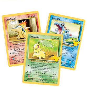 Pokémon TCG: Oversize card 3PK 25th Anniv. Johto Pack