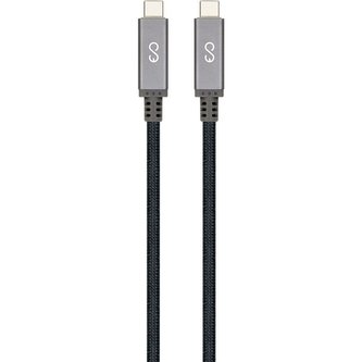 iWant USB-C Thunderbolt 3 pletený kabel vesmírně šedý 1m