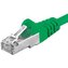 Premiumcord Patch kabel CAT 6a S-FTP RJ45-RJ45 AWG 26/7 1m zelený