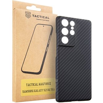 Tactical MagForce Aramid Kryt Samsung Galaxy S21 Ultra černý
