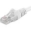 PremiumCord Patch kabel UTP RJ45-RJ45 CAT6 10m bílý