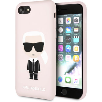 Karl Lagerfeld Full Body silikonový kryt iPhone 7/8/SE(2020) růžový