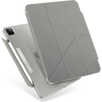 UNIQ Camden Antimikrobiální pouzdro iPad Pro 11" (2020/2021) šedé