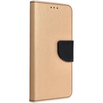 Pouzdro FANCY Diary Xiaomi Redmi 9C barva zlatá/černá