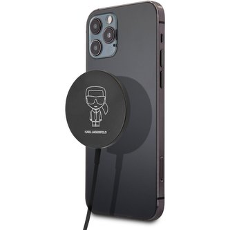 Karl Lagerfeld MagSafe bezdrátová nabíječka 15W černá
