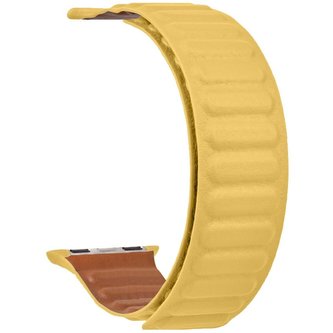Tactical Loop kožený řemínek Apple Watch 38/40mm žlutý