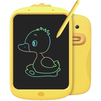 Dětský multibarevný tablet kačenka 10" - žlutá