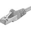 Premiumcord Patch kabel CAT 6a S-FTP RJ45-RJ45 LSOH AWG 26/7 1m šedý