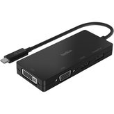 Belkin USB-C video adaptér HDMI, VGA, DVI, DisplayPort černý