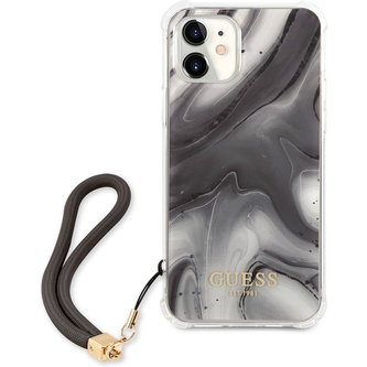 Guess TPU Marble kryt iPhone 12 mini šedý
