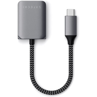 Satechi USB-C to 3.5mm Audio & PD Adapter vesmírně šedý