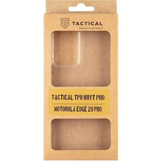 Tactical TPU Kryt pro Motorola Edge 20 Pro Transparent čiré