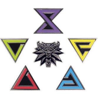 Odznaky The Witcher 3 Wild Hunt - 6-Pack
