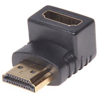 PremiumCord adaptér HDMI M/F zahnutý do pravého úhlu