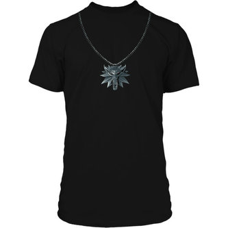 Tričko The Witcher 3 - Wolf School Medallion Premium XL