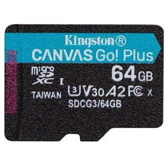 Kingston microSDXC Canvas Go! Plus 64GB 170MB/s UHS-I U3