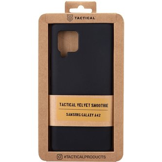Tactical Velvet Smoothie kryt Samsung Galaxy A42 Asphalt